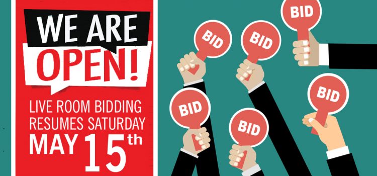 Resuming Live Auction Room Bidding